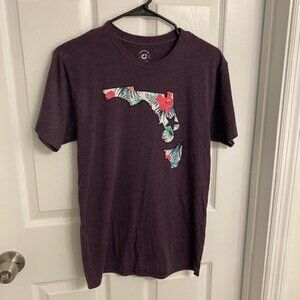 Compound Sarasota T-shirt Purple Unisex Size S